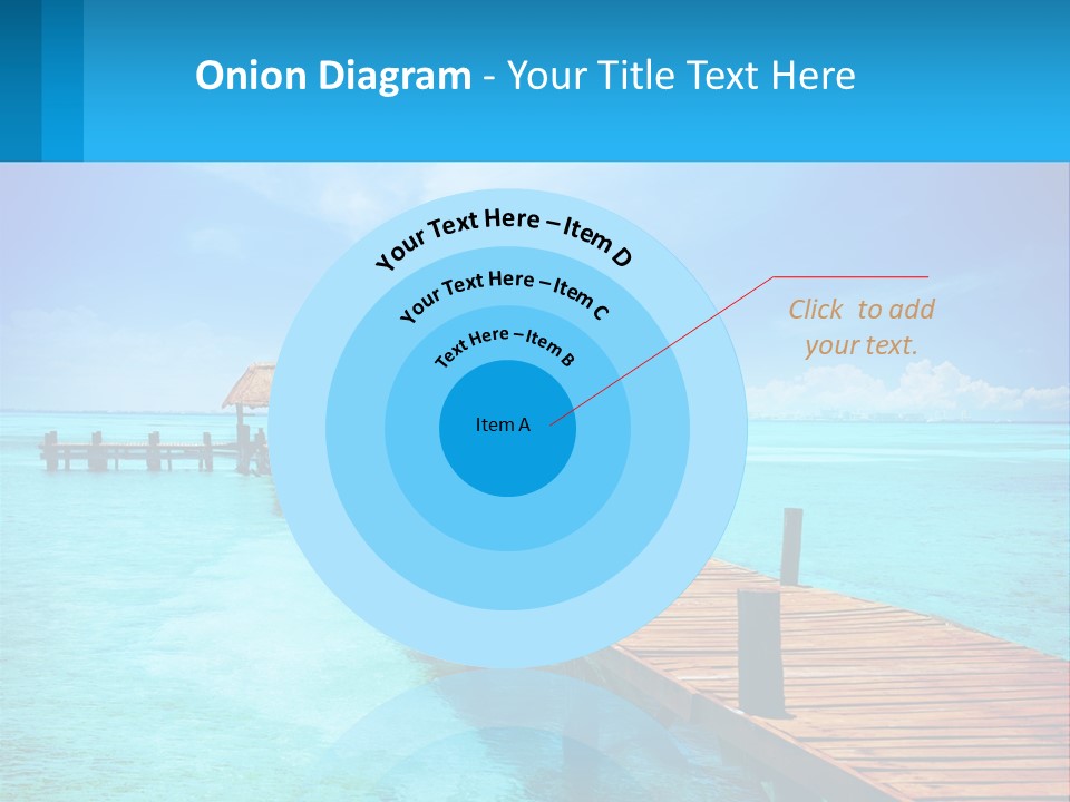 Pier By The Sea PowerPoint Template