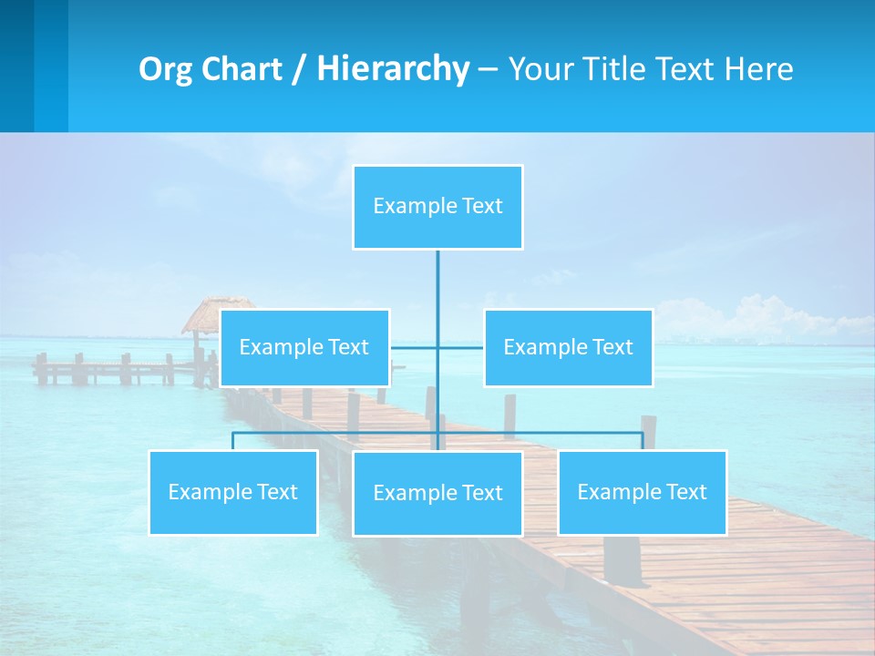 Pier By The Sea PowerPoint Template