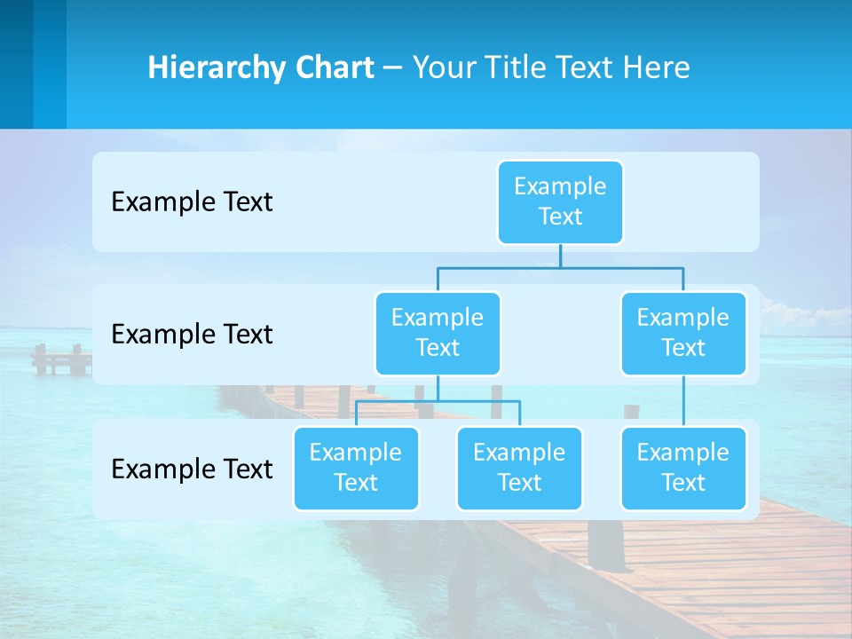 Pier By The Sea PowerPoint Template