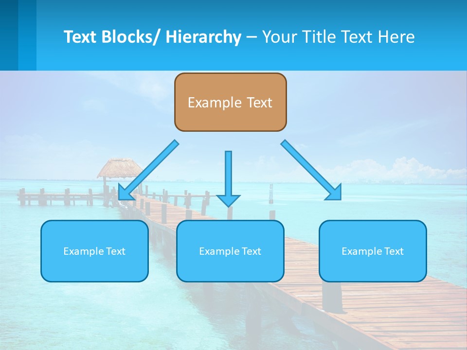 Pier By The Sea PowerPoint Template