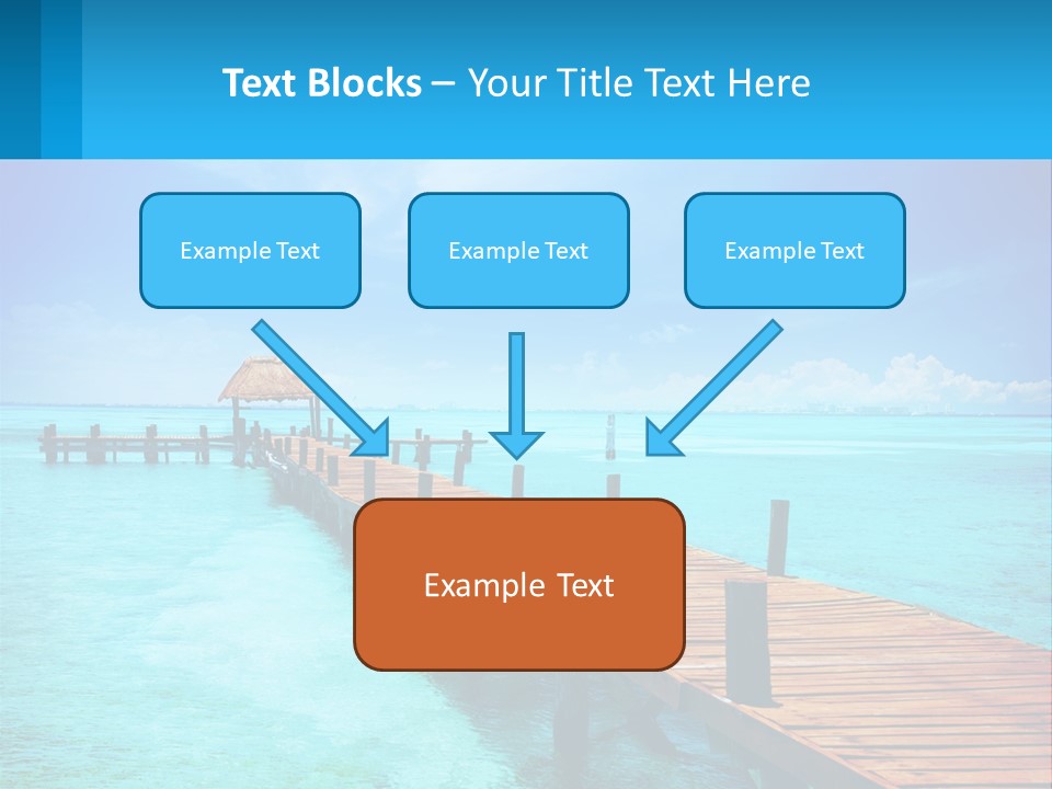 Pier By The Sea PowerPoint Template