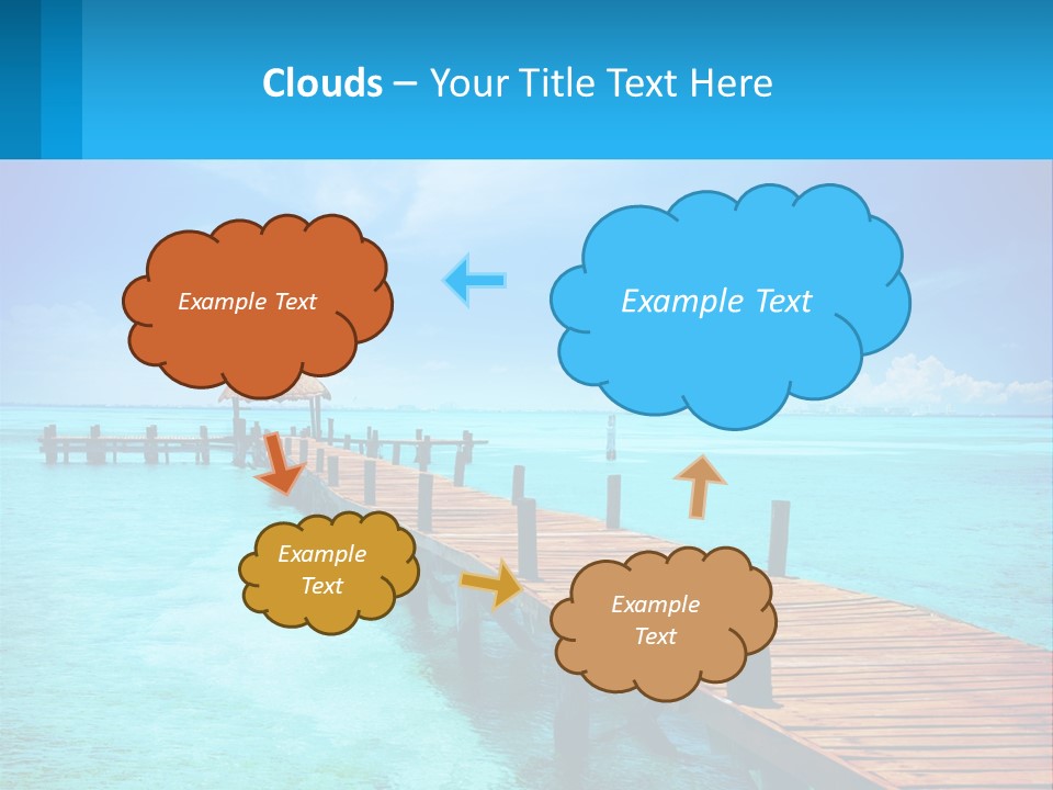 Pier By The Sea PowerPoint Template