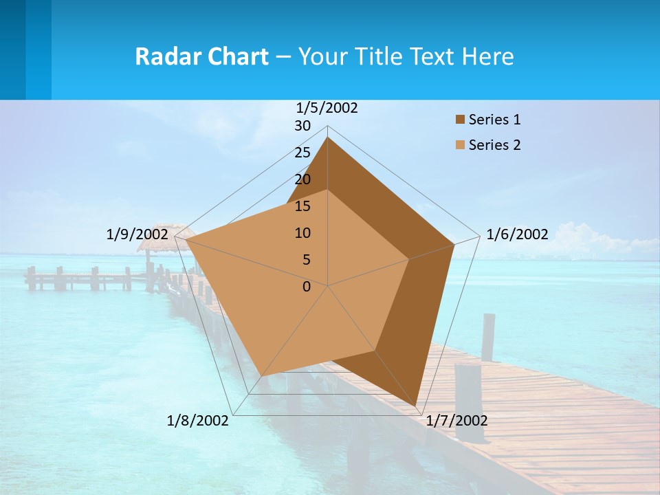 Pier By The Sea PowerPoint Template