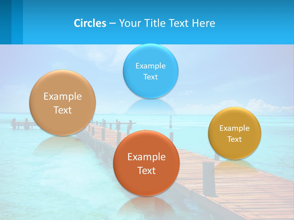 Pier By The Sea PowerPoint Template