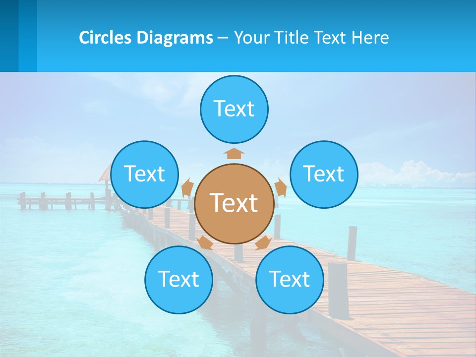Pier By The Sea PowerPoint Template