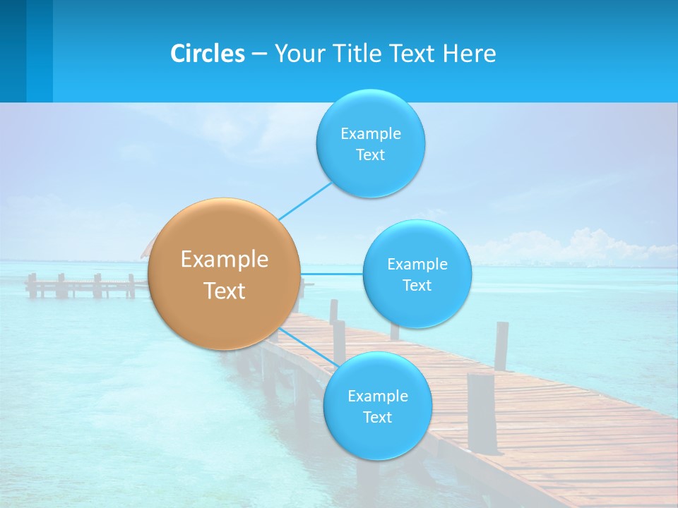 Pier By The Sea PowerPoint Template