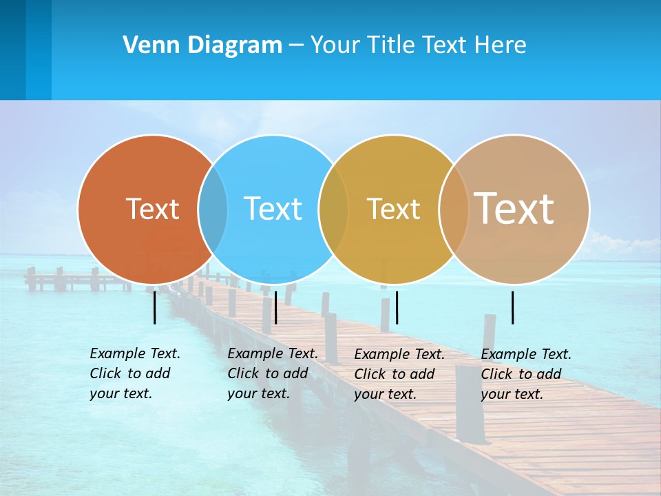 Pier By The Sea PowerPoint Template