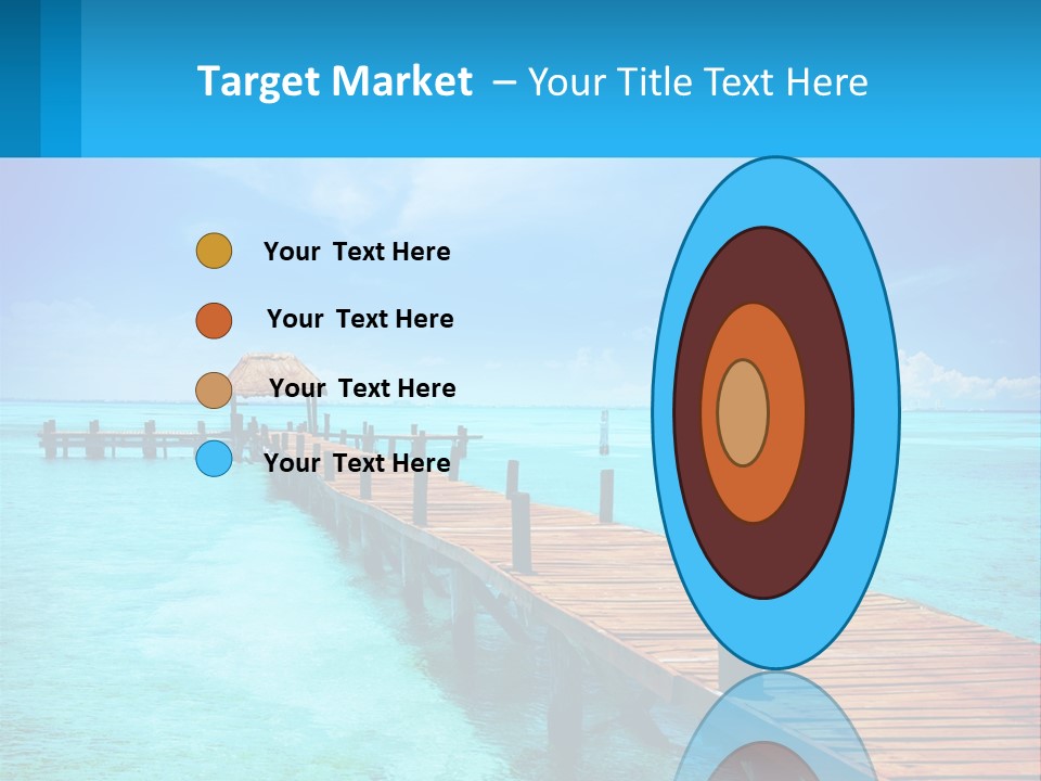 Pier By The Sea PowerPoint Template