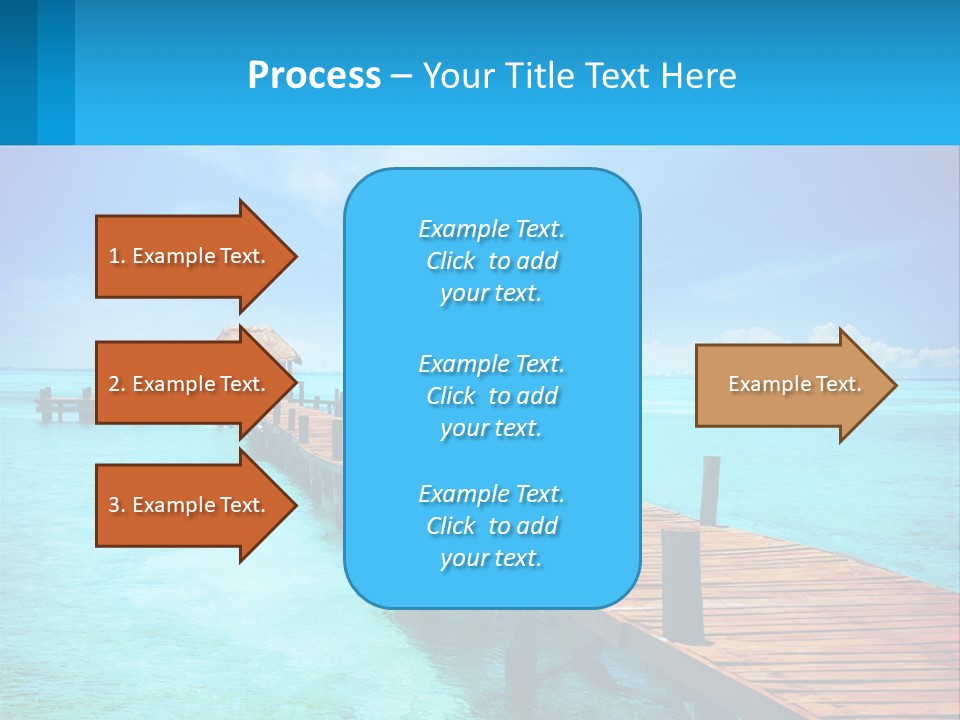 Pier By The Sea PowerPoint Template