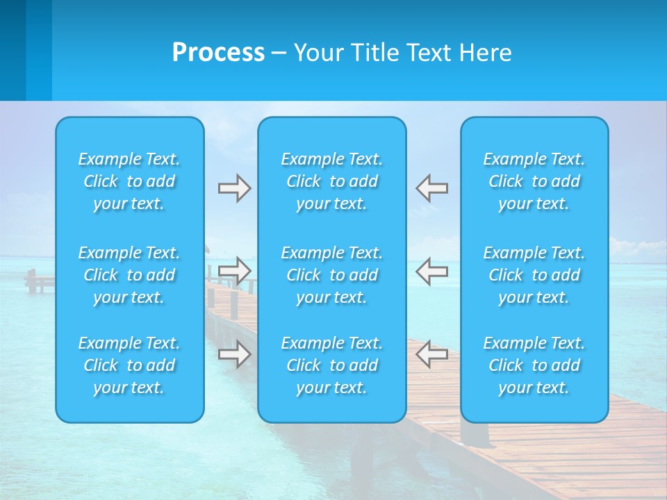 Pier By The Sea PowerPoint Template