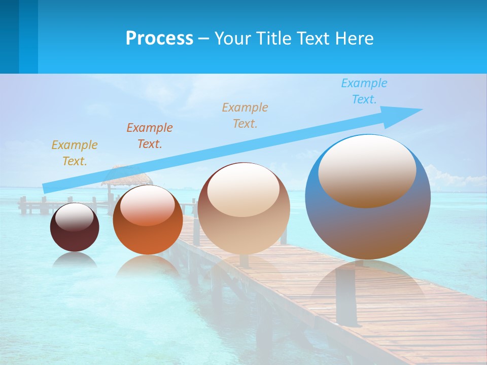 Pier By The Sea PowerPoint Template