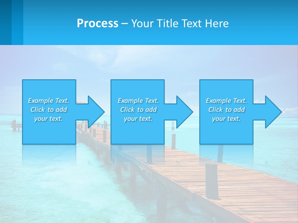 Pier By The Sea PowerPoint Template
