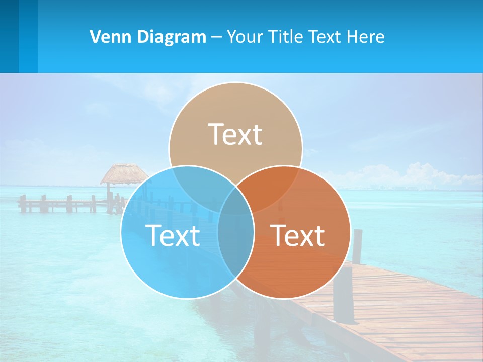 Pier By The Sea PowerPoint Template