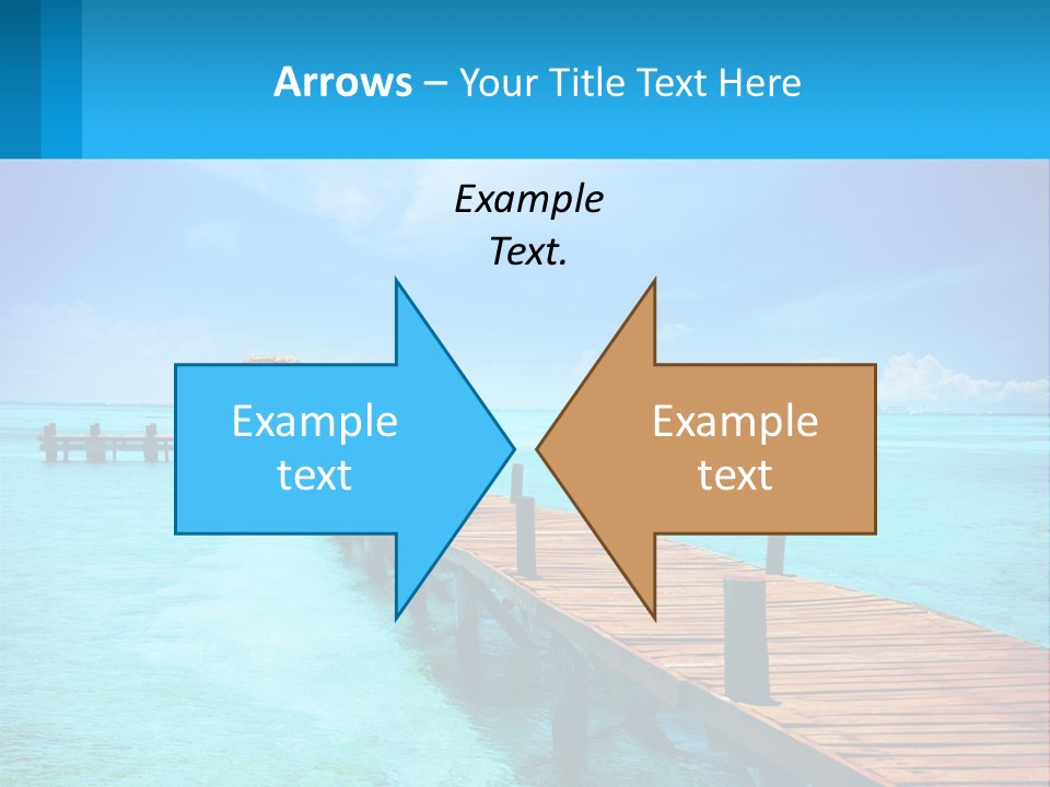 Pier By The Sea PowerPoint Template