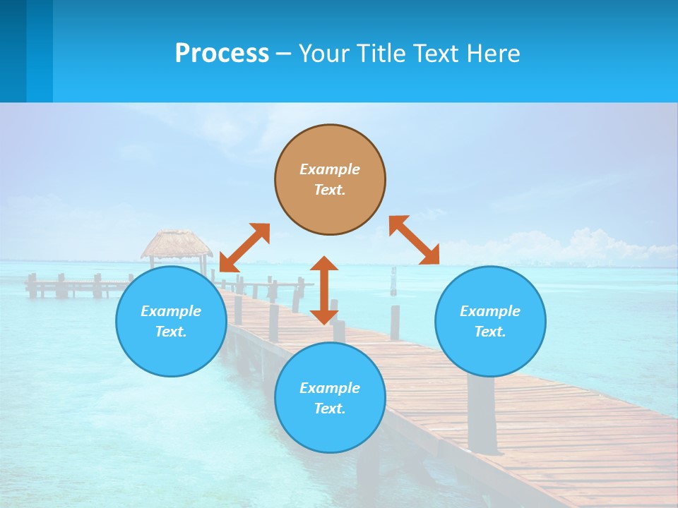 Pier By The Sea PowerPoint Template