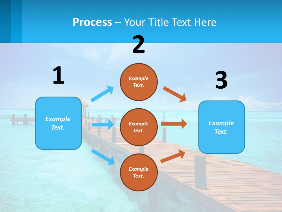 Pier By The Sea PowerPoint Template