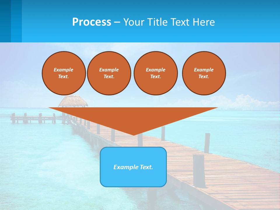 Pier By The Sea PowerPoint Template