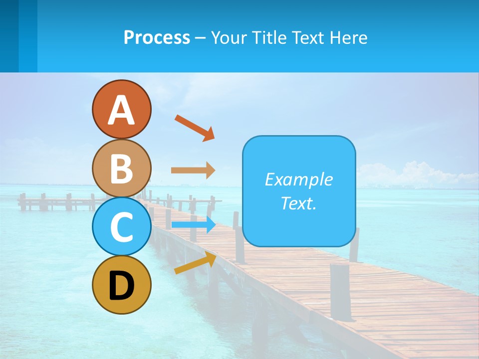 Pier By The Sea PowerPoint Template