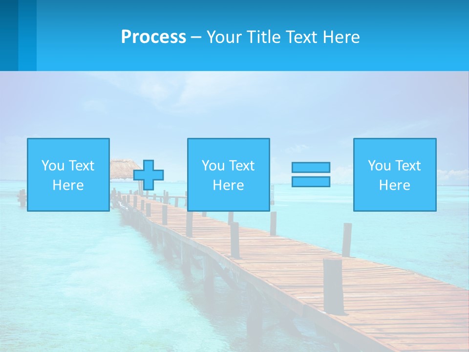 Pier By The Sea PowerPoint Template