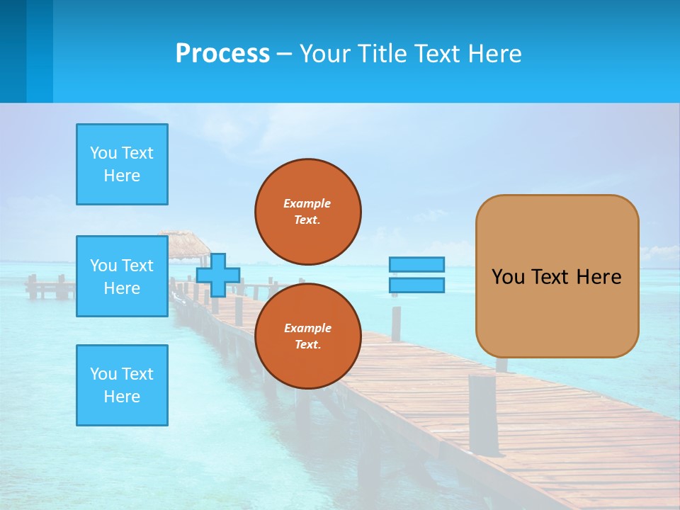 Pier By The Sea PowerPoint Template