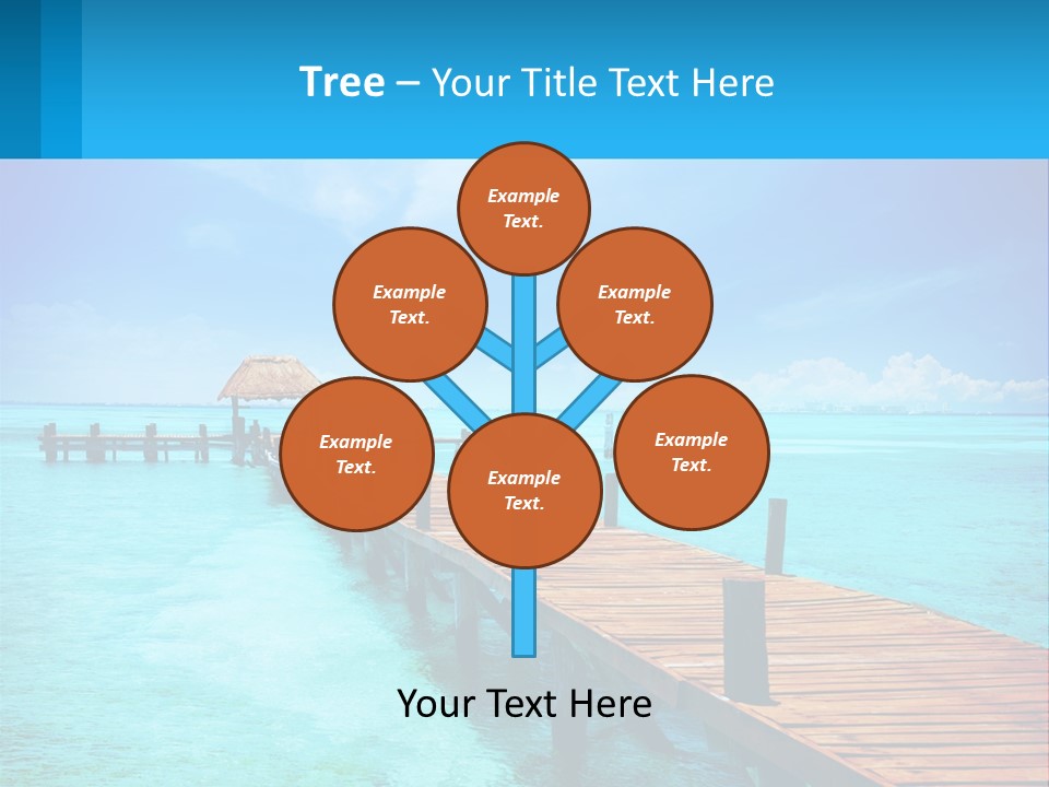 Pier By The Sea PowerPoint Template