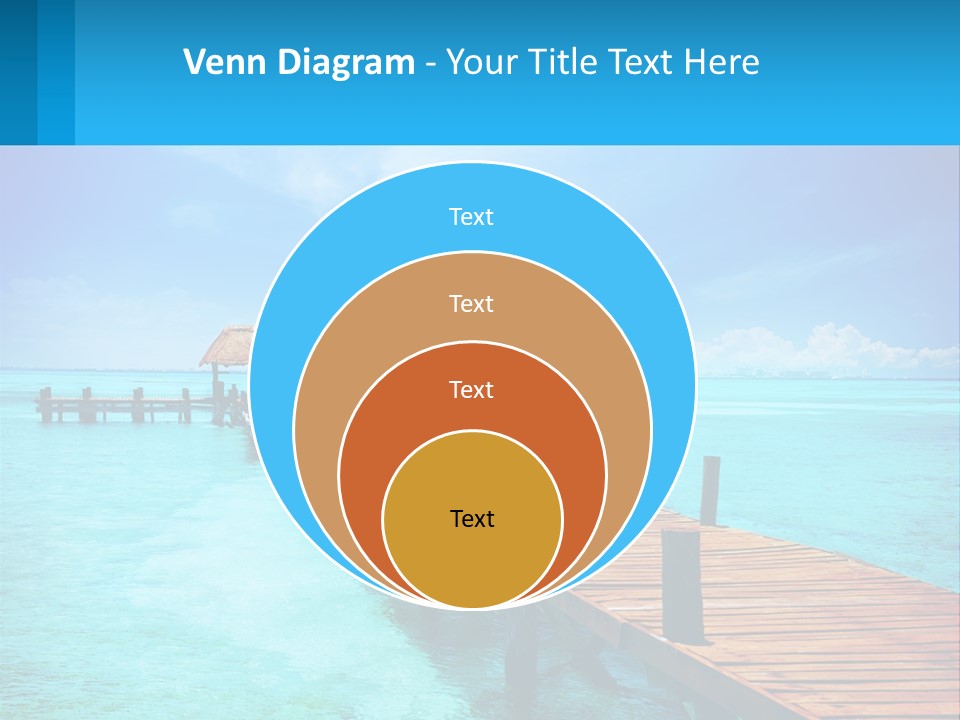 Pier By The Sea PowerPoint Template