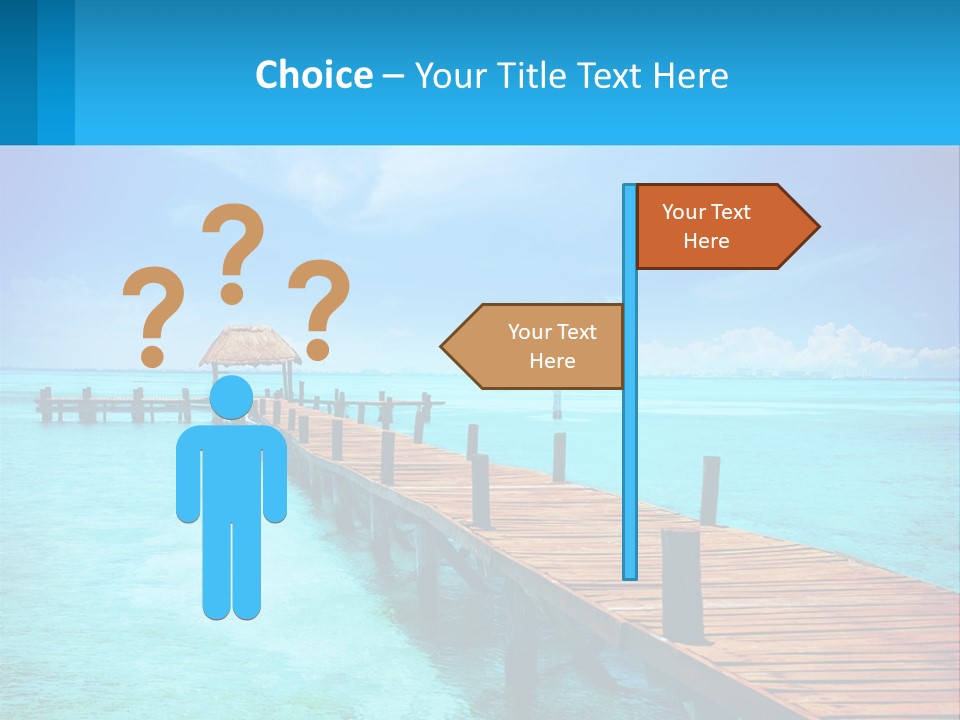 Pier By The Sea PowerPoint Template