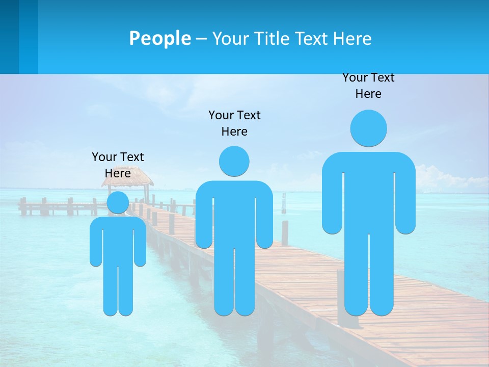 Pier By The Sea PowerPoint Template