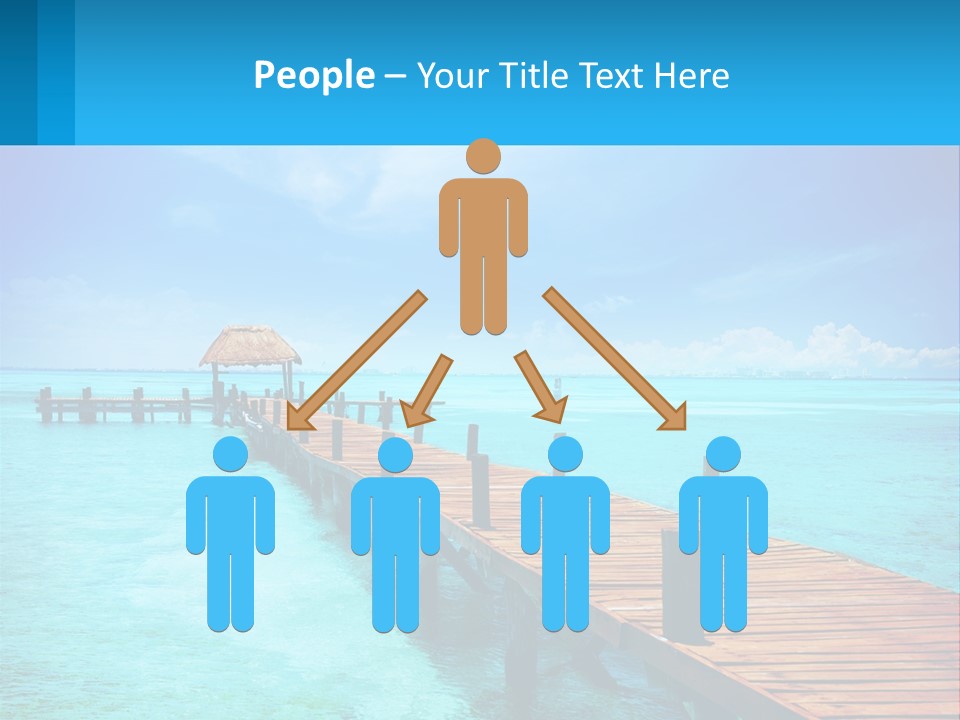 Pier By The Sea PowerPoint Template