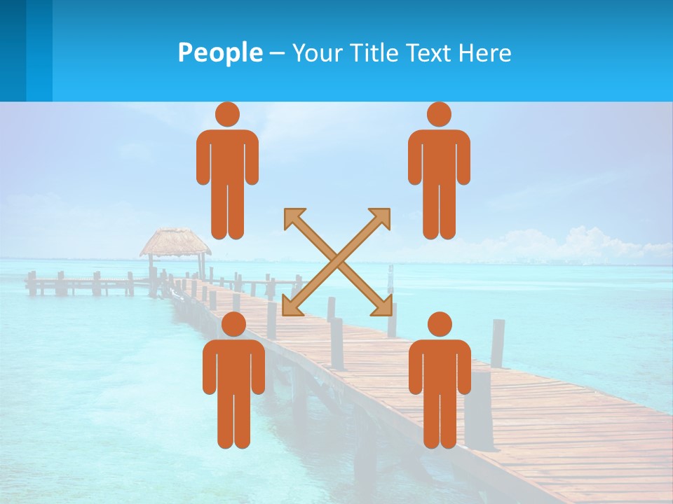 Pier By The Sea PowerPoint Template