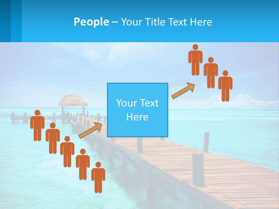 Pier By The Sea PowerPoint Template