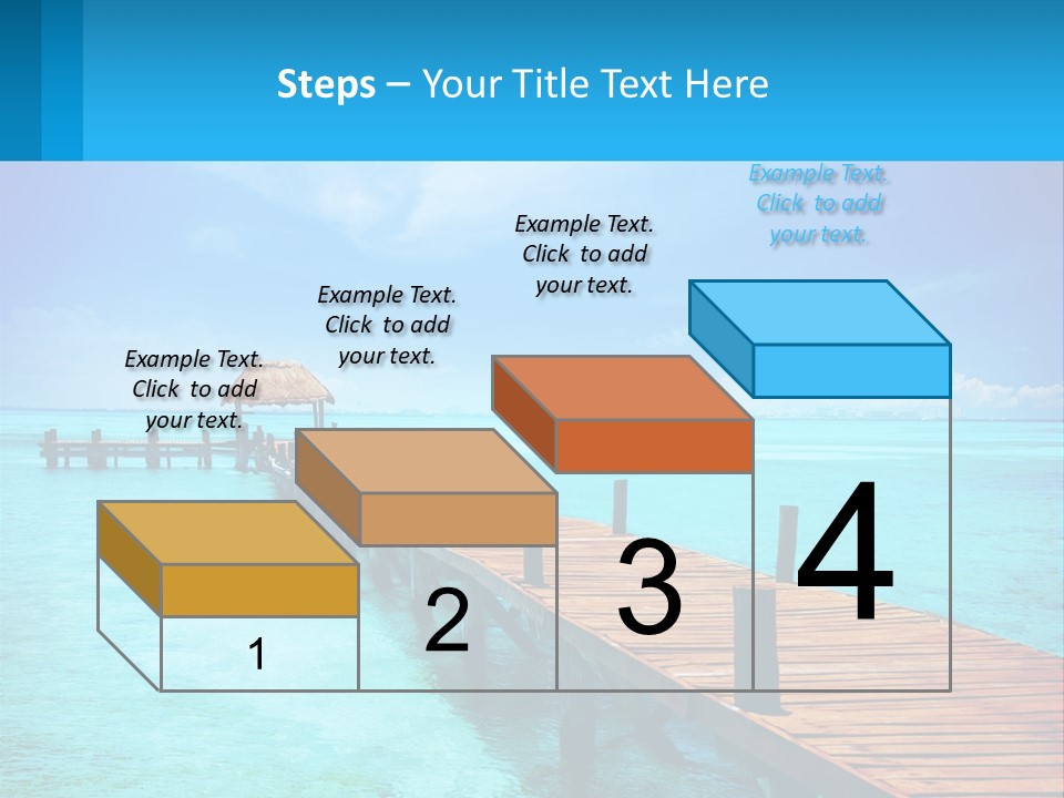 Pier By The Sea PowerPoint Template