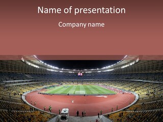 Football Field PowerPoint Template