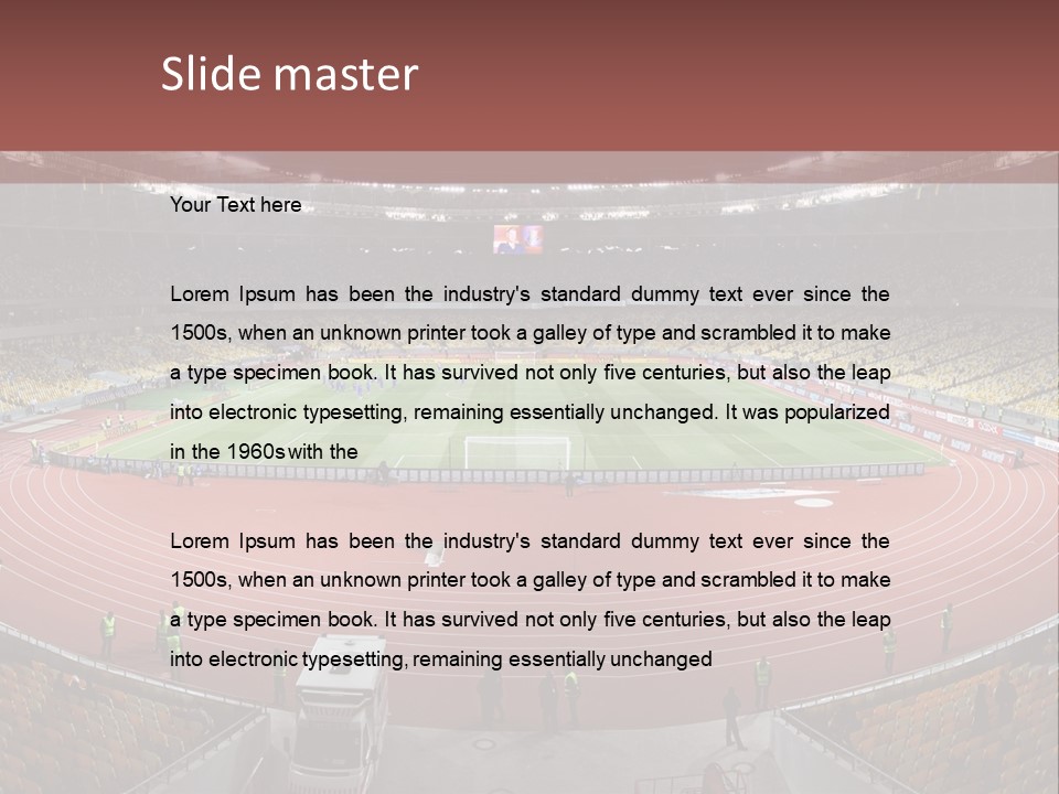 Football Field PowerPoint Template