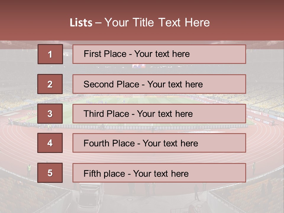 Football Field PowerPoint Template