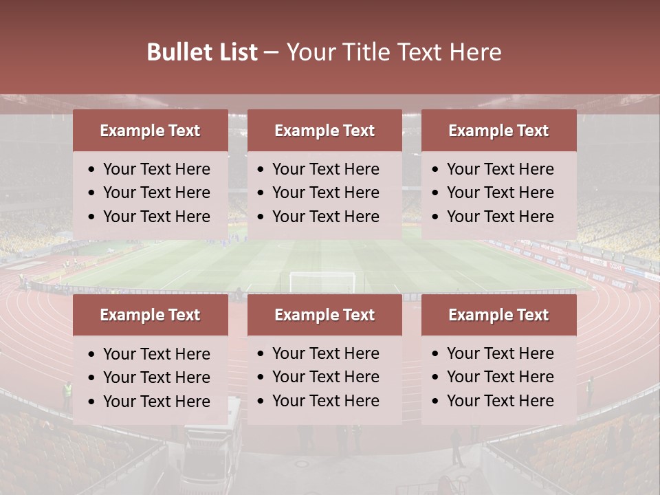 Football Field PowerPoint Template