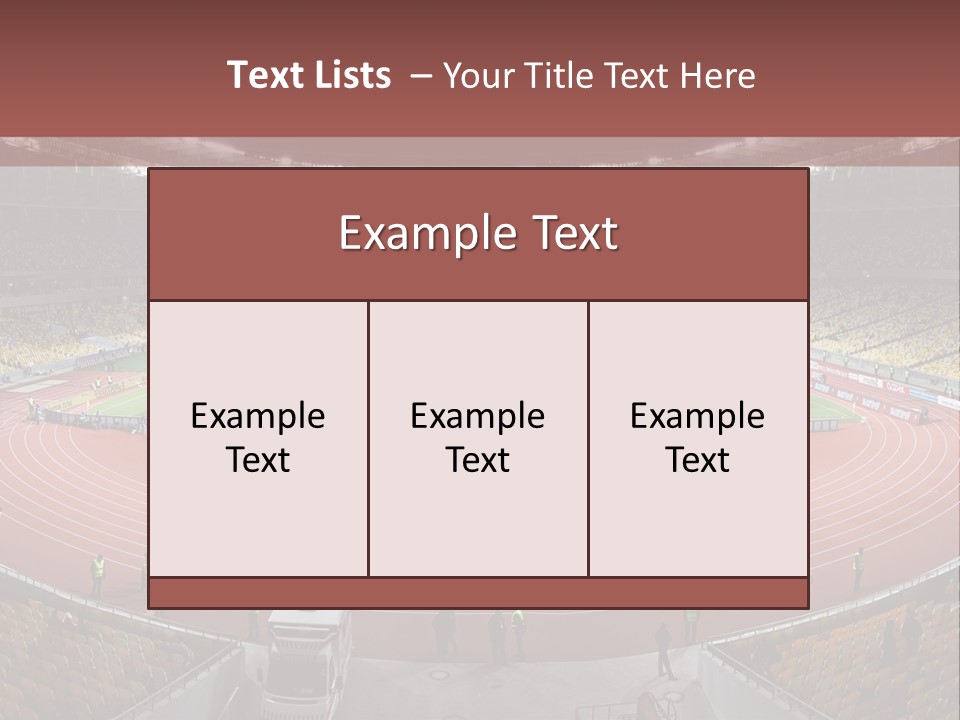 Football Field PowerPoint Template