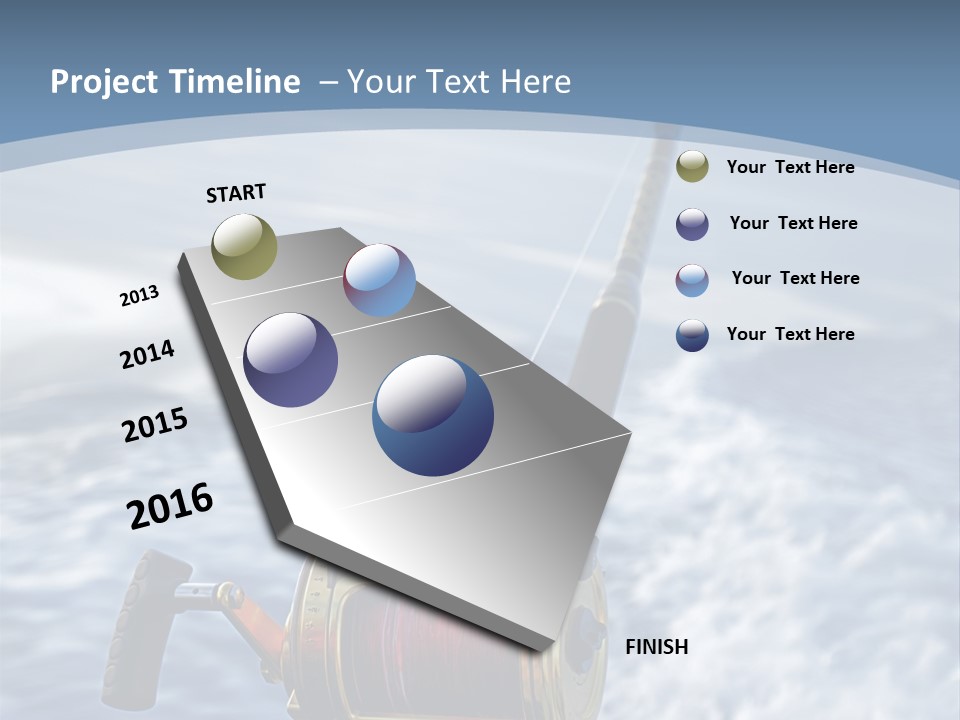 Fishing Rod PowerPoint Template