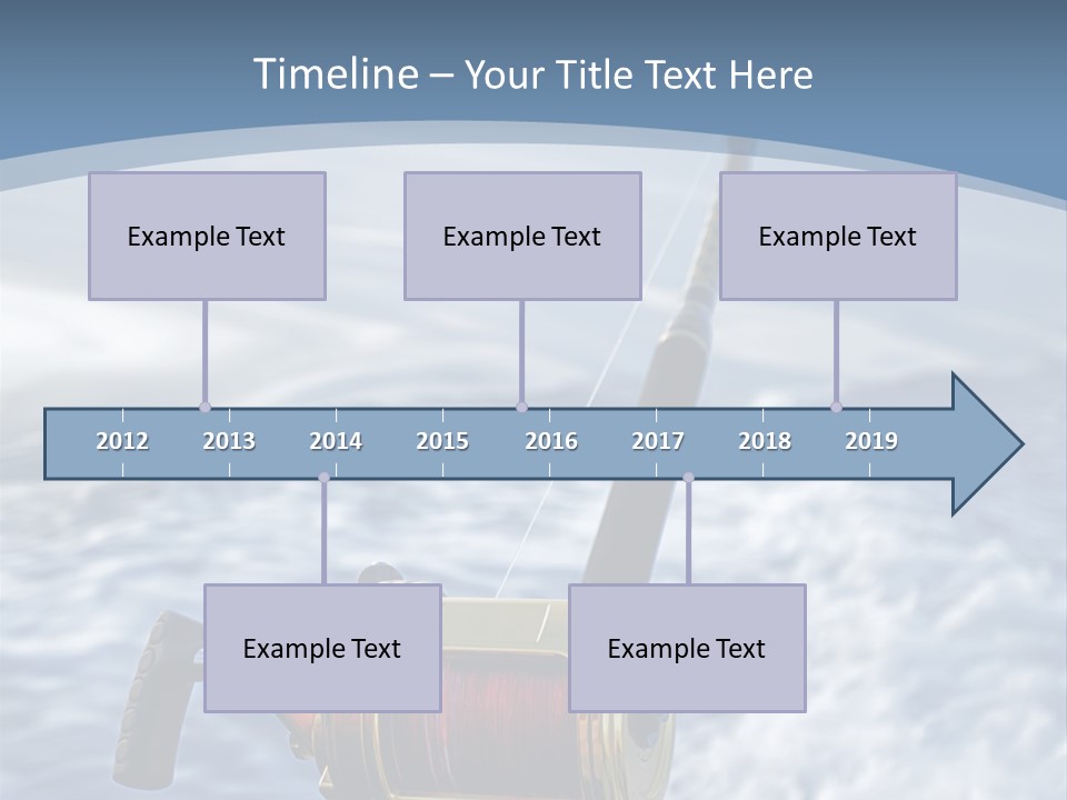 Fishing Rod PowerPoint Template