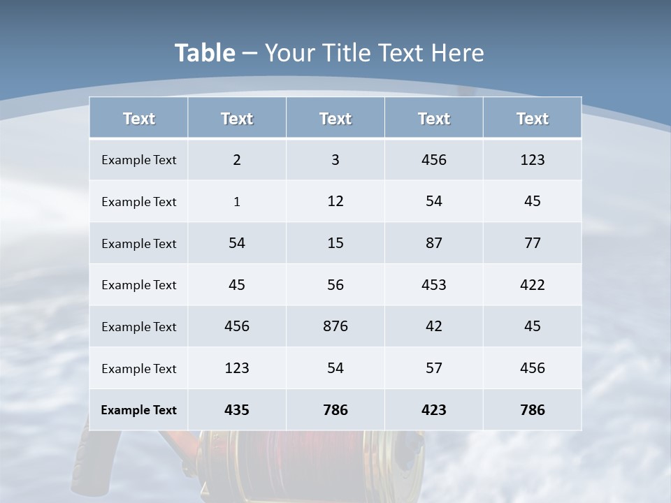 Fishing Rod PowerPoint Template