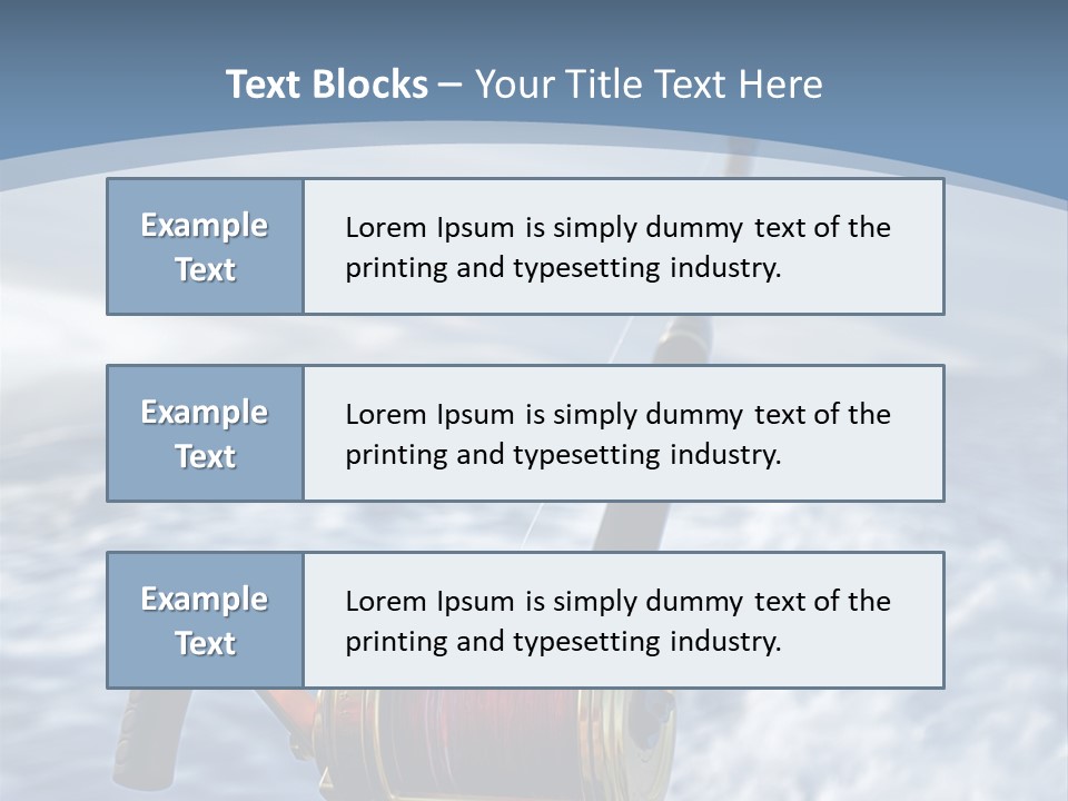 Fishing Rod PowerPoint Template