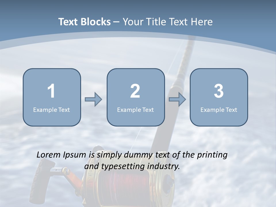 Fishing Rod PowerPoint Template