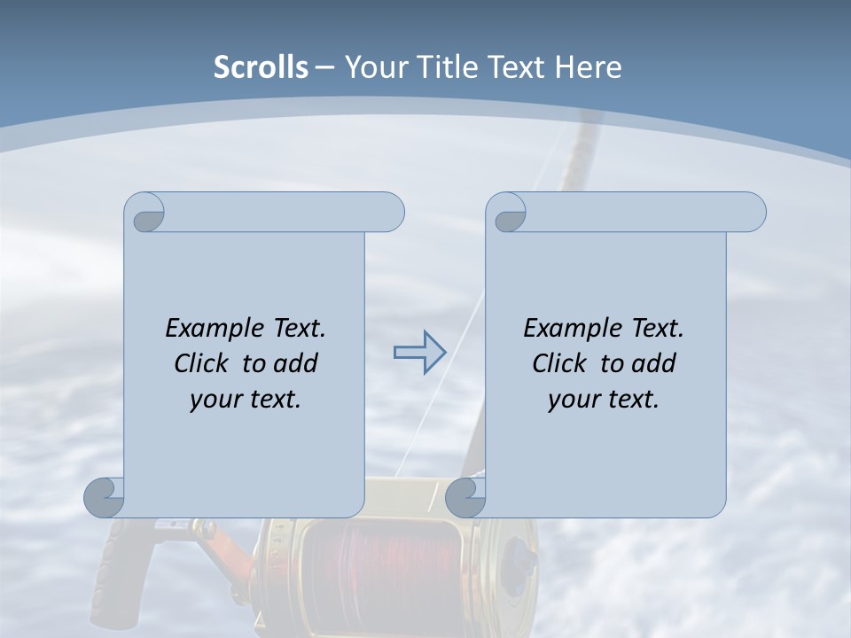 Fishing Rod PowerPoint Template