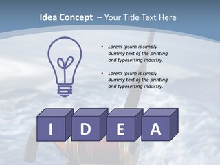Fishing Rod PowerPoint Template