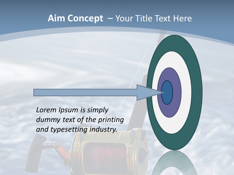 Fishing Rod PowerPoint Template