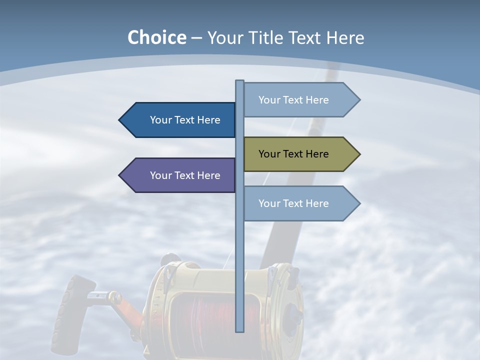 Fishing Rod PowerPoint Template