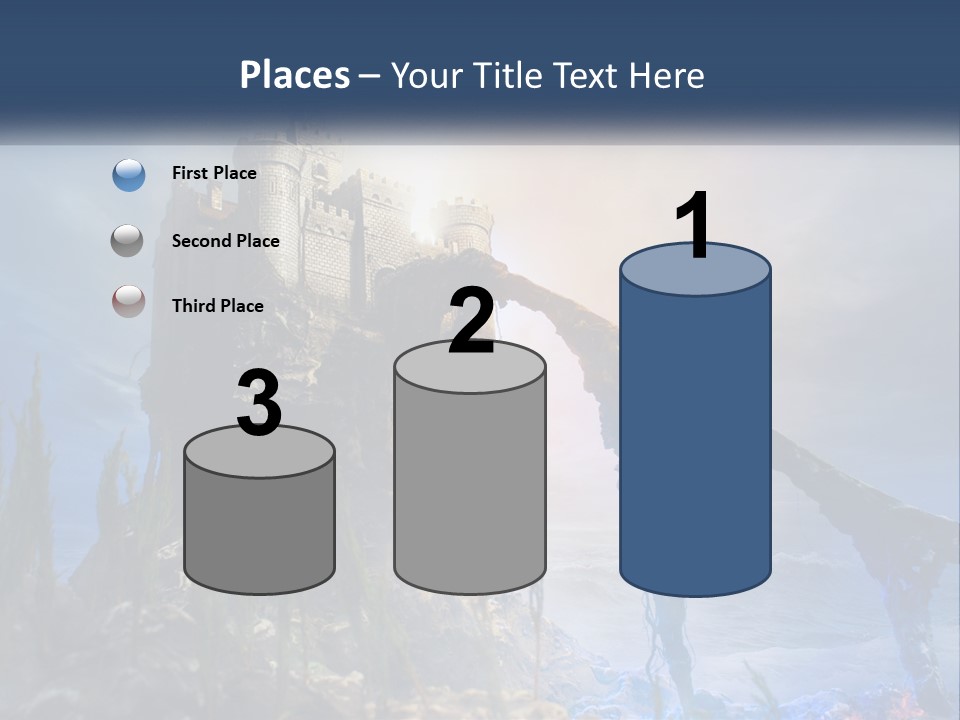 Castle On The Top PowerPoint Template