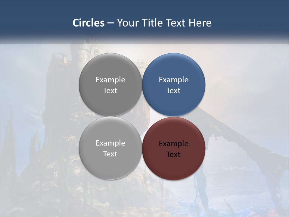 Castle On The Top PowerPoint Template