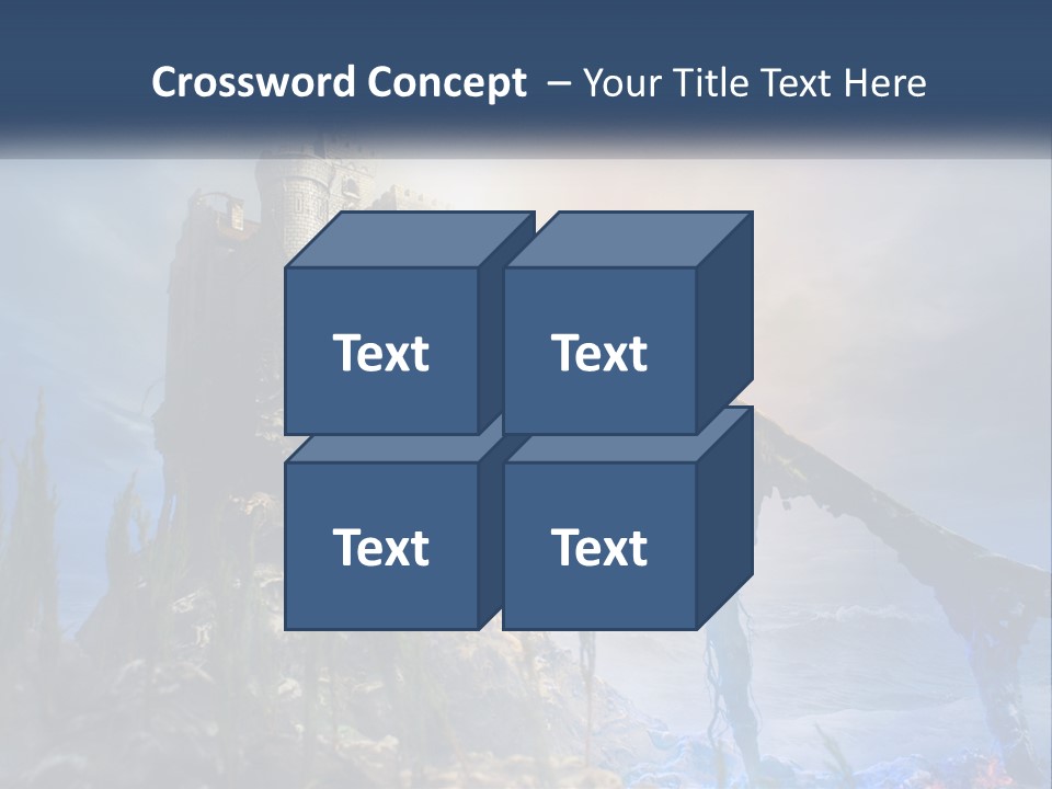 Castle On The Top PowerPoint Template