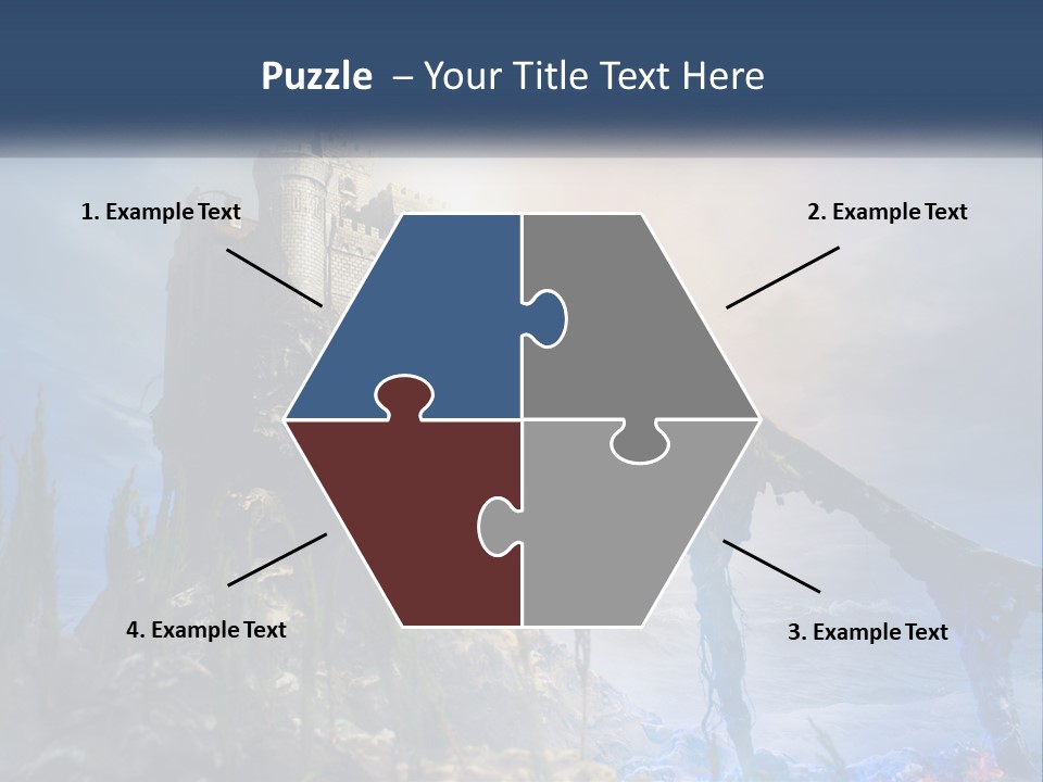 Castle On The Top PowerPoint Template
